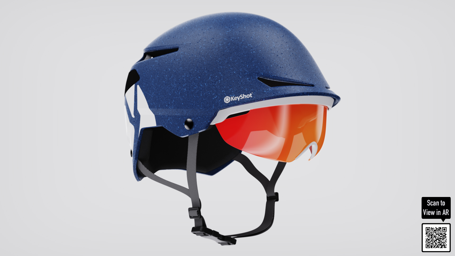 Envoy helmet 3D model, preview image